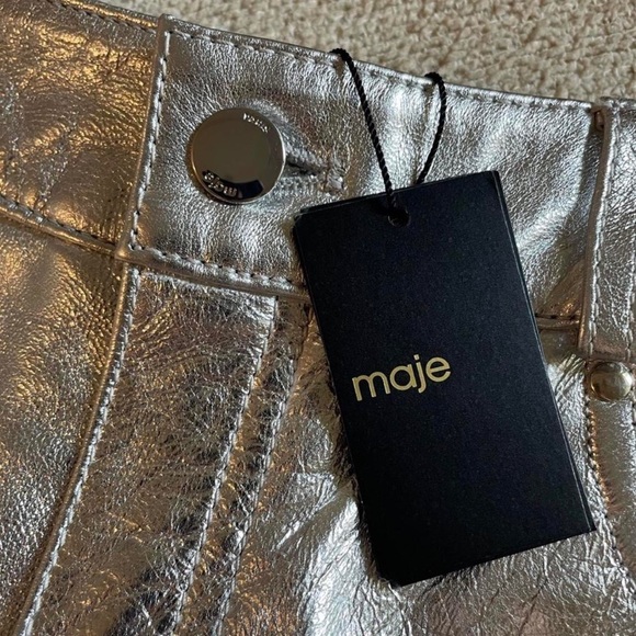 NEW WITH TAGS Silver Maje Plutom jean - Picture 3 of 7
